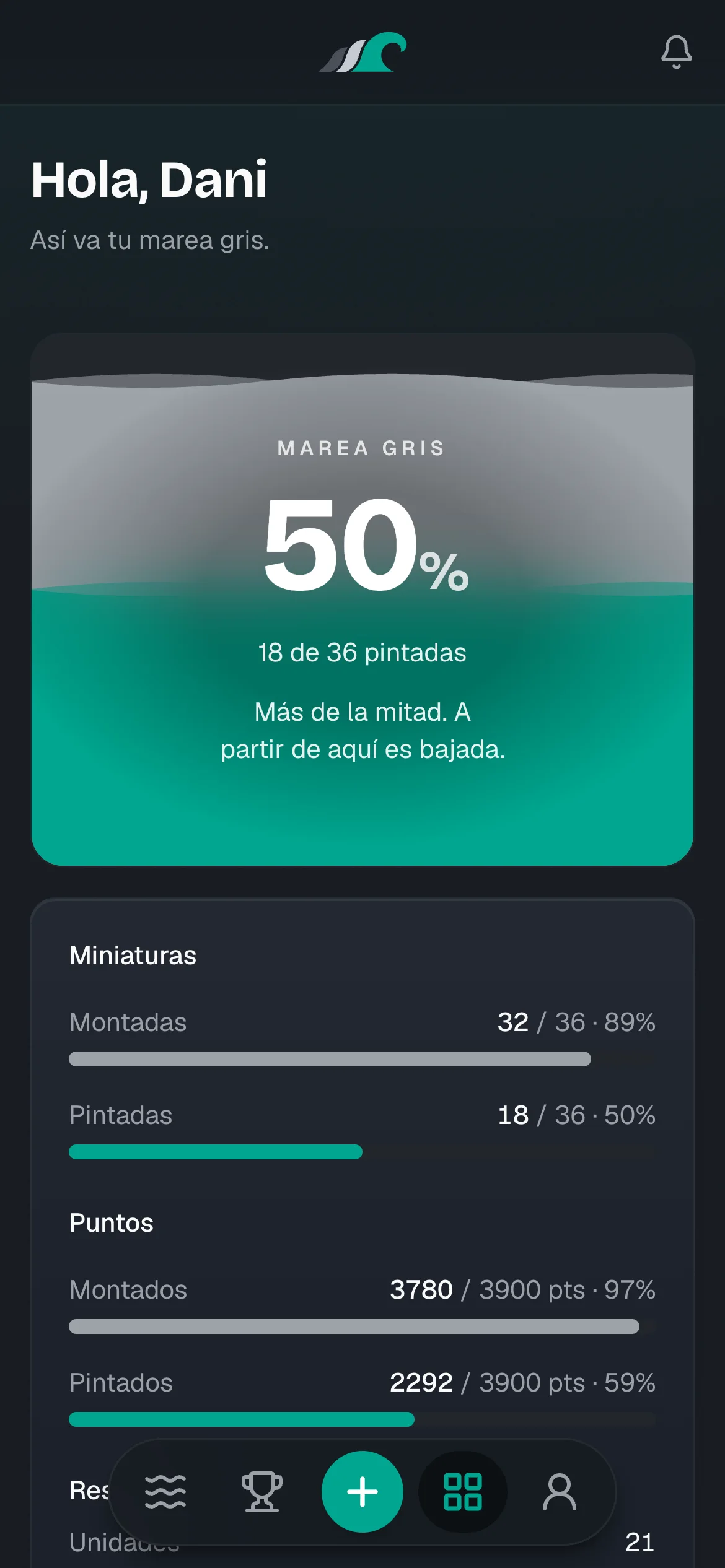 Mira cómo baja la marea