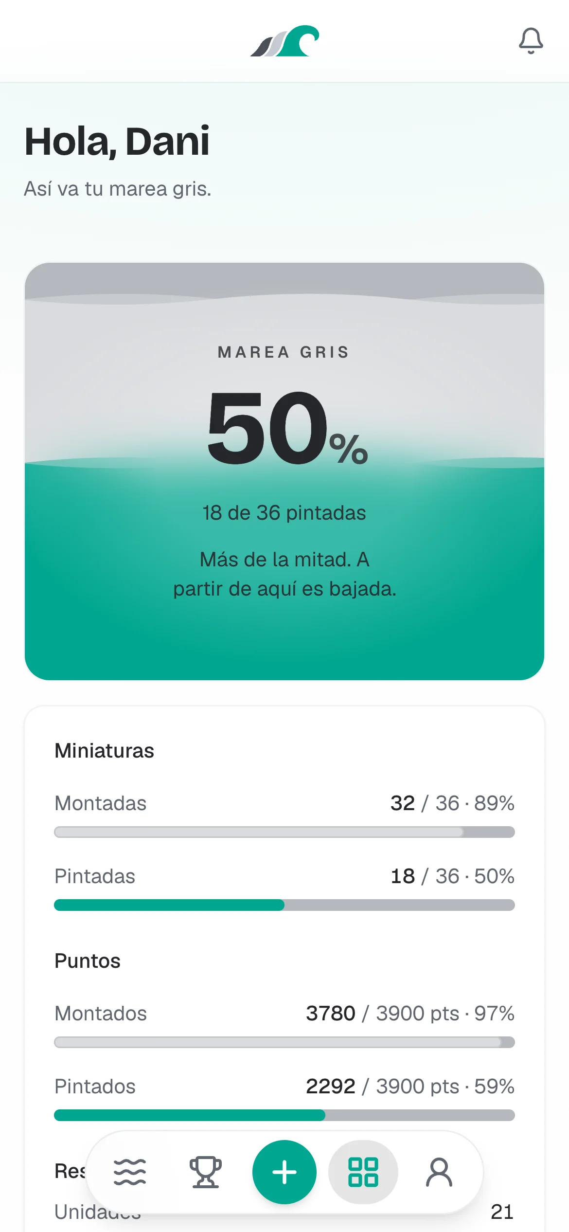 Mira cómo baja la marea