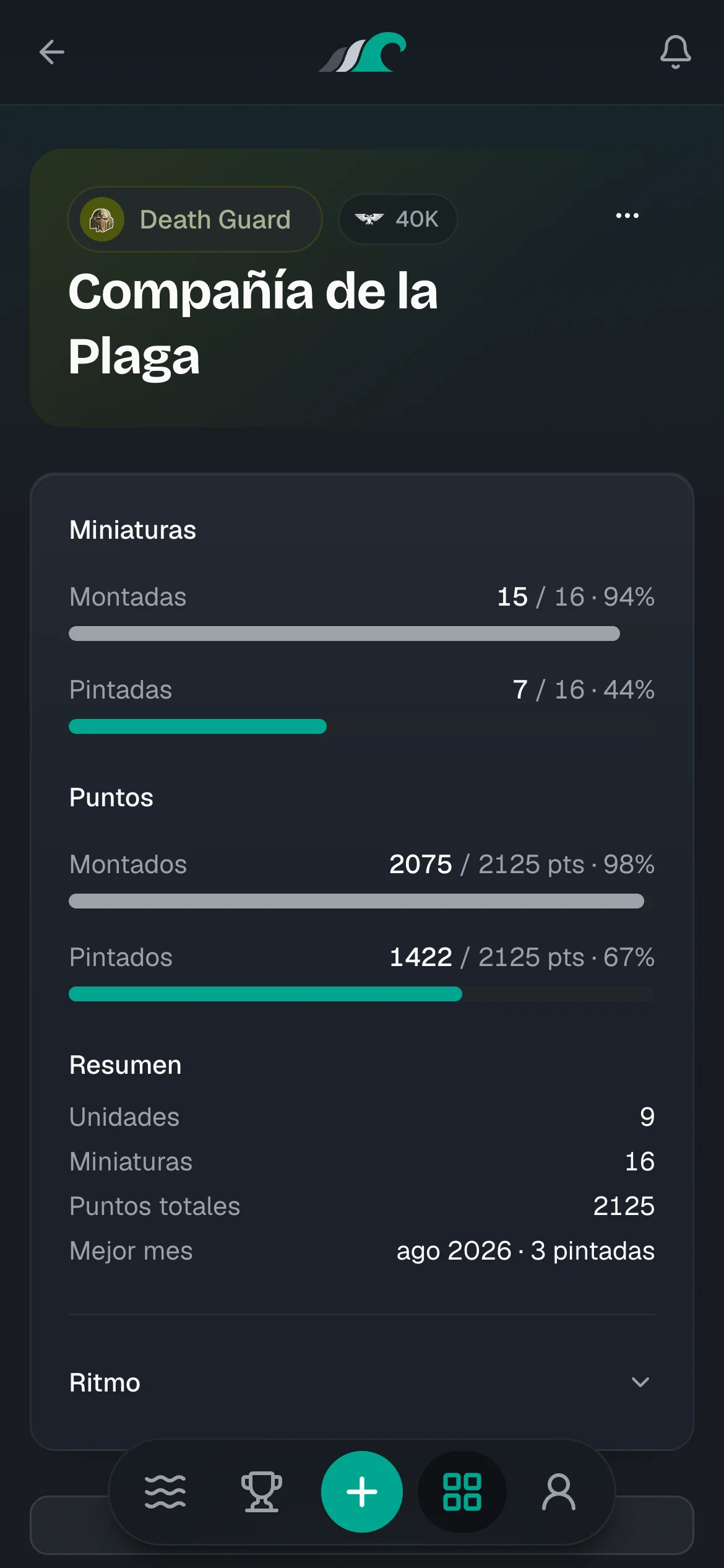 GreyTide en el móvil: un proyecto con sus unidades