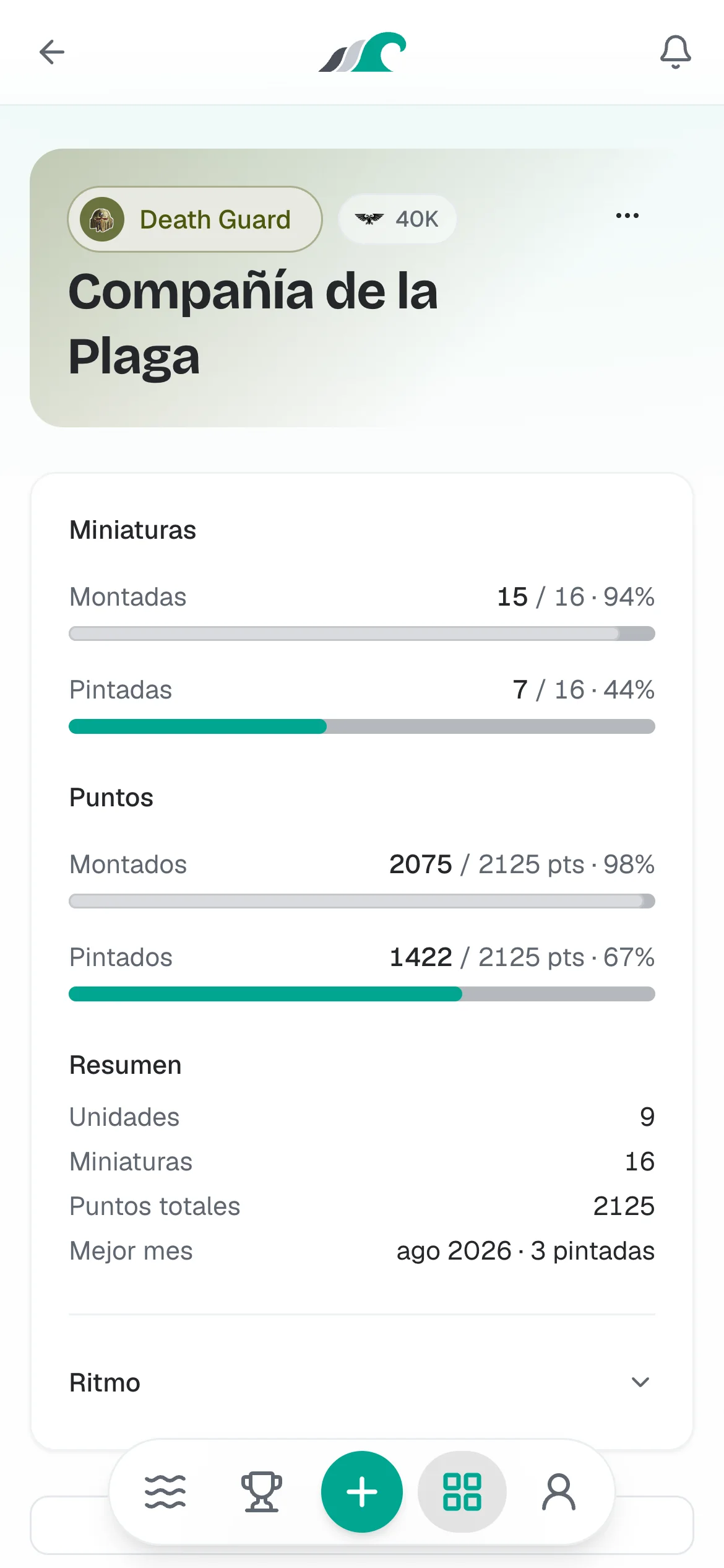GreyTide en el móvil: un proyecto con sus unidades
